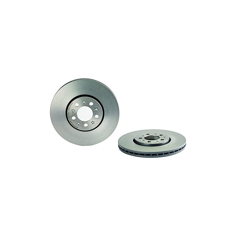 Jeu de 2 disques de frein avant Audi A1 A3, Seat Ibiza Toledo, Skoda Fabia, Volkswagen Golf 4 Polo 09.7010.21 Brembo VH