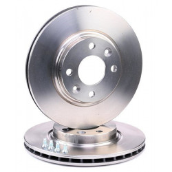 Jeu de 2 disques de frein Dacia Logan Sandero, Renault Clio 4 5 Twingo 3, Smart Forfour Fortwo 104746269 eicher VH