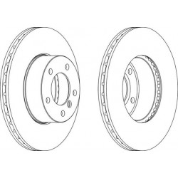 Disques de Frein Avant - Bmw Serie 1 Serie 3 BS7580