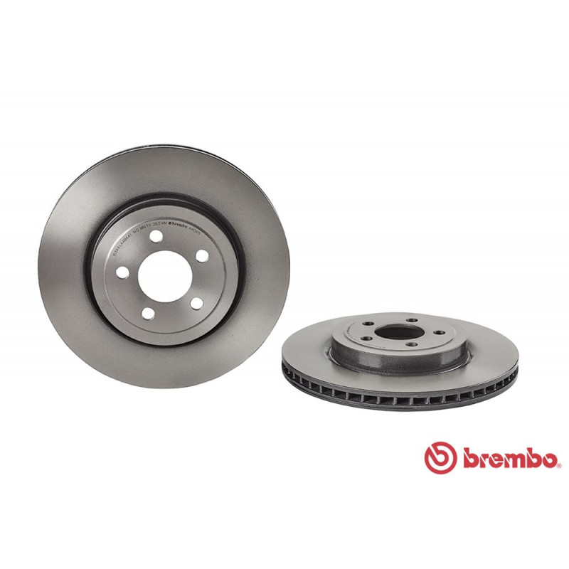 Jeu de 2 disques de frein Chrysler 300C, Lancia Thema 09A40411 Brembo VH