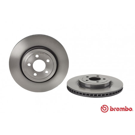 Jeu de 2 disques de frein Chrysler 300C, Lancia Thema 09A40411 Brembo VH