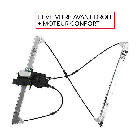 Mécanisme de lève-vitre complet avant droit Renault Laguna 2 RNO57RC FIRST VH