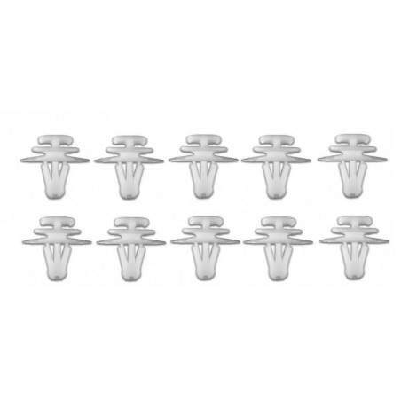 10x Clips baguette Porte - Renault Kangoo Clio 2 Megane Velsatis VCF75