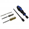 COFFRET DE 38 BROSSES METAL / NYLON / LAITON 51989