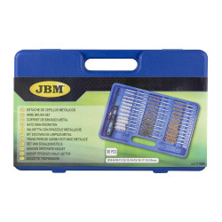COFFRET DE 38 BROSSES METAL / NYLON / LAITON 51989