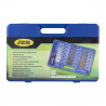 COFFRET DE 38 BROSSES METAL / NYLON / LAITON 51989