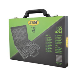 KIT DE FORETS HELICOIDAUX HSS 4241, 1-10 MM, NOIR 53851