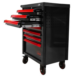 ARMOIRE A OUTILS A 7 TIROIRS AVEC JEU D’OUTILS POUR REGULER LA SYNCHRONISATION - ROUGE 53952