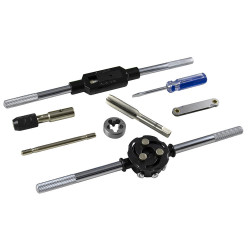 ETUI METRIQUE AVEC 60 PIECES DE MALES ET DE TERRASSES COMBINE METRIQUE ET POUCE 50793