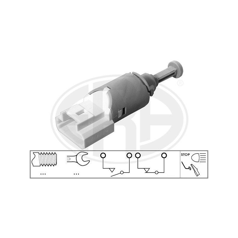 Contacteur de feux stop Dacia Duster Logan Sandero, Renault Clio III Espace IV Laguna II Twingo Vel satis 330731 ERA VH