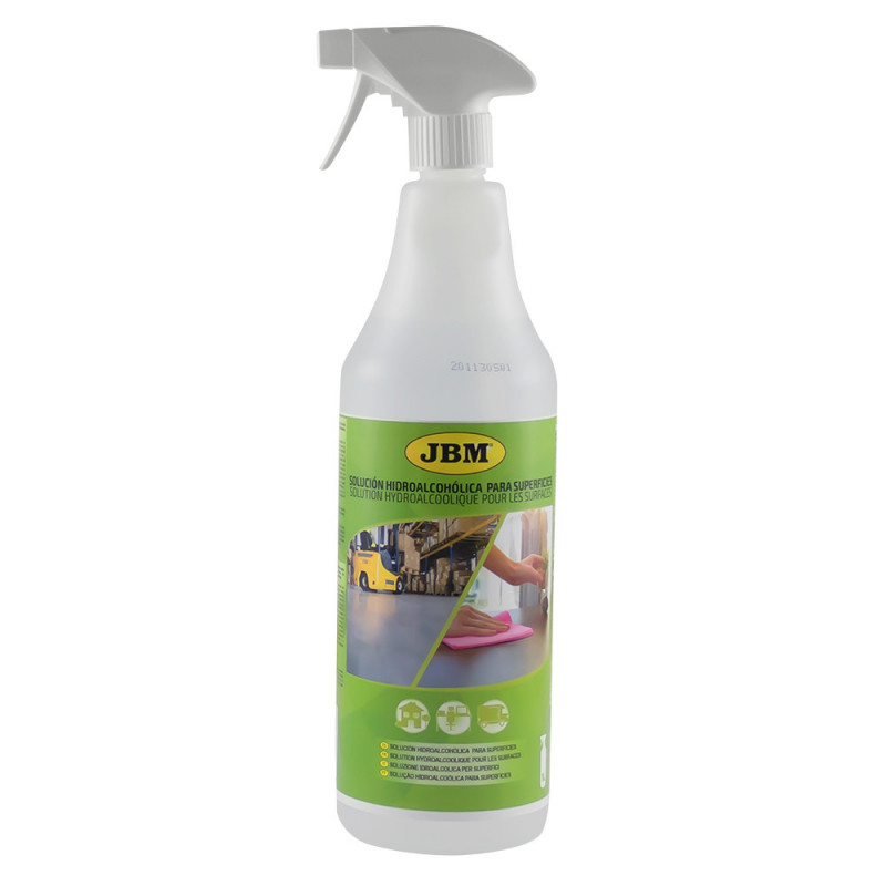 SOLUTION HYDROALCOOLIQUE POUR LES SURFACES 1L SPRAY 53828