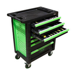 SERVANTE D'OUTILS 7 TIROIRS - VERT 53904