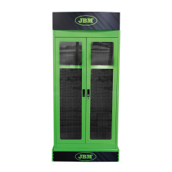 PRESENTOIR D'OUTILLAGES + PORTE-AFFICHAGE AVEC ILLUMINATION ET PORTE 53879