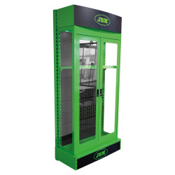 PRESENTOIR D'OUTILLAGES + PORTE-AFFICHAGE AVEC ILLUMINATION ET PORTE 53879
