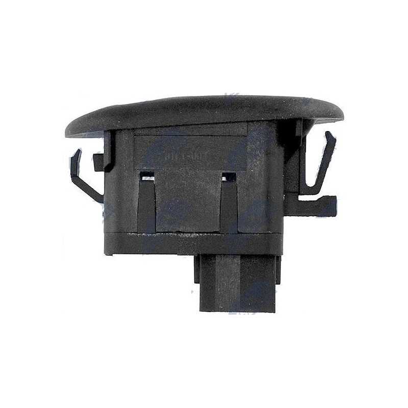 Interrupteur Lève-Vitre Pour Citroën C2, C3, 1007 - Bouton Poussoir Noir, Numéro OEM 6554L7 - 6