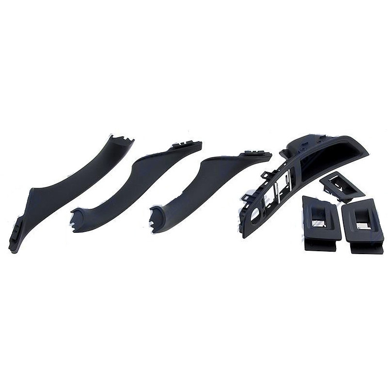 Kit Panneau Poignee Noir Porte Avant - Bmw 5 F10/F11 2009- EWSBM035