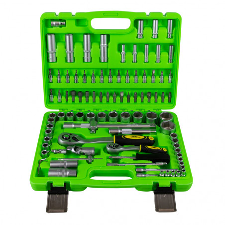 COFFRET DE DOUILLES 94 PIECES 6 PANS 53891 COFFRET DE DOUILLES 94 PIECES 6 PANS 53891