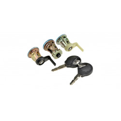 Lot de 3 barillets serrure de porte Peugeot 206+ 206 206CC 206SW à partir de 1998 EZCPE016