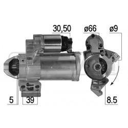 Démarreur BMW série 1 (F20, F21), 2 (F22 F87), 3 (F30 F31 F34 F80), 4 (F33 F33 F82 F83), 5 (F10 F11) 221007A MESSMER VH