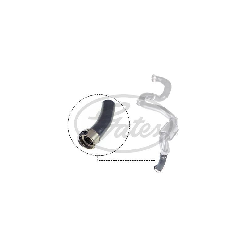 Durite de turbocompresseur (gaine de suralimentation) Opel Vivaro, Renault Trafic 090537 GATES VH