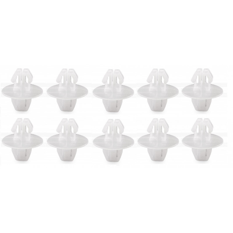 10x Clips de moulure laterale blanc - Suzuki Toyota Lexus VCF1374