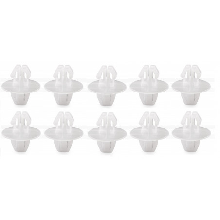 10x Clips de moulure laterale blanc - Suzuki Toyota Lexus VCF1374