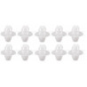 10x Clips de moulure laterale blanc - Suzuki Toyota Lexus VCF1374