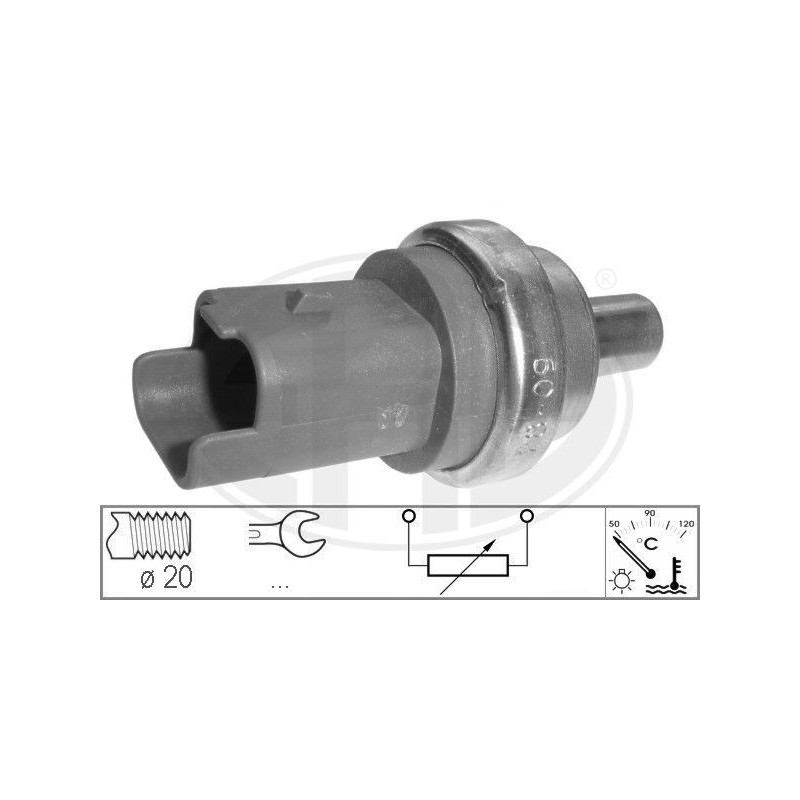 Sonde de température, liquide de refroidissement Citroen Fiat Ford Mazda Mini Peugeot Suzuki Toyota Volvo 330502 ERA VH