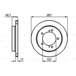 Jeu Disques de Frein - Suzuki Jimny Vitara mdc1014