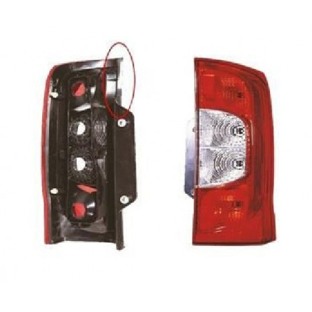 Feu arriere droit sans porte-lampe - Citroen Nemo Fiat Fiorino Qubo Peugeot Bipper 1748932 Feu arriere droit sans porte-lampe - Citroen Nemo Fiat Fiorino Qubo Peugeot Bipper 1748932
