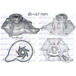 Pompe à eau Audi A4 A5 A6 A7 A8 Q5 Q7, Porsche Cayenne, VW Phaeton Touareg A213