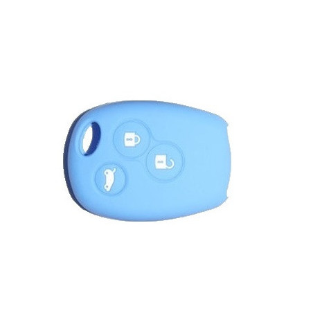 Protection silicone de Coque Clef 3 Boutons Bleu - renault 19533B Protection silicone de Coque Clef 3 Boutons Bleu - renault 19533B