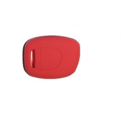 Protection silicone de Coque Clef 1 Bouton Rouge - Renault 19534R