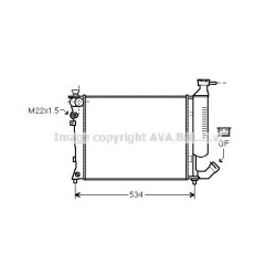 Radiateur moteur (radiateur d'eau) Citroen Xsara ZX, Peugeot 306 CNA2154