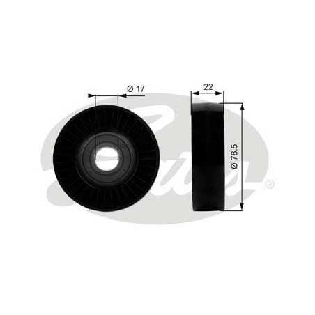 Galet enrouleur de courroie d'accessoire Mercedes Classe A B Vaneo T36183 Galet enrouleur de courroie d'accessoire Mercedes Classe A B Vaneo T36183