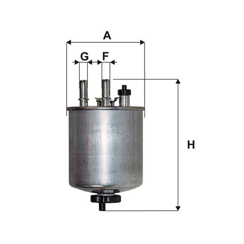 Filtre à carburant Renault Kangoo II, Laguna III, Latitude, Twingo II A110678