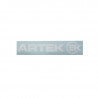 Autocollant/Sticker Cyclomoteur Artek Blanc Precoupe - 215mm x 45mm 154103