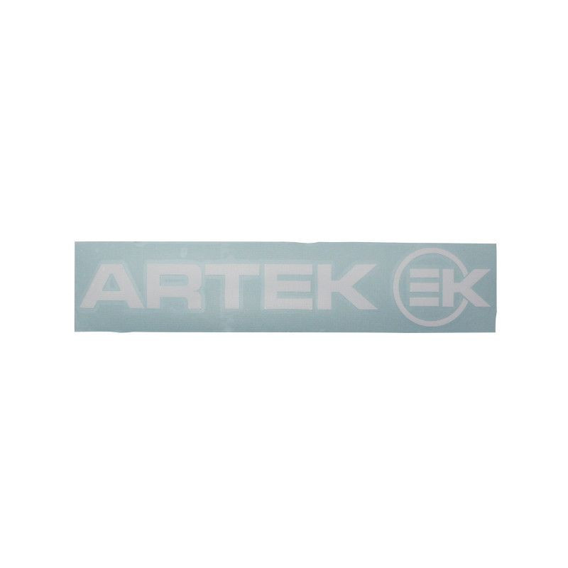 Autocollant/Sticker Cyclomoteur Artek Blanc Precoupe - 280mm x 60mm 154102