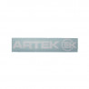 Autocollant/Sticker Cyclomoteur Artek Blanc Precoupe - 280mm x 60mm 154102