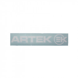 Autocollant/Sticker Cyclomoteur Artek Blanc Precoupe - 390mm x 90mm 154101