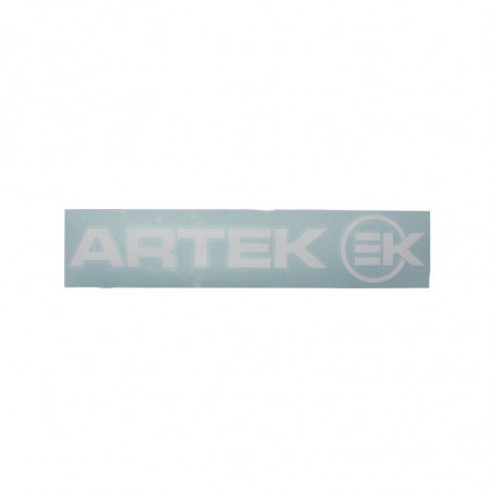Autocollant/Sticker Cyclomoteur Artek Blanc Precoupe - 390mm x 90mm 154101