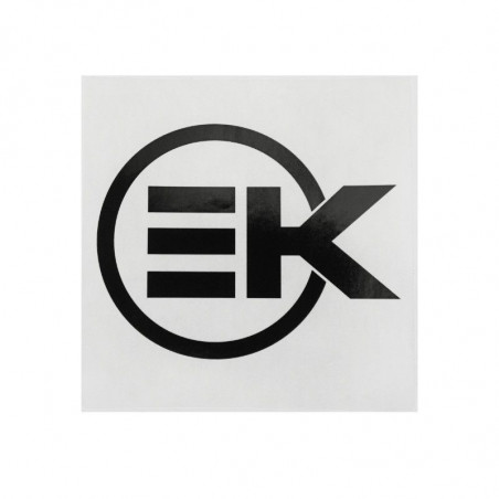 Autocollant/Sticker Cyclomoteur EK noir - 75 x 75 mm 159132