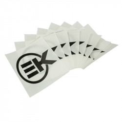 Autocollant/Sticker Cyclomoteur EK noir - 75 x 75 mm 159132