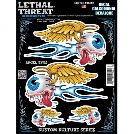 Autocollant/Sticker Cyclomoteur Angel Eyes - 150x200mm 143349