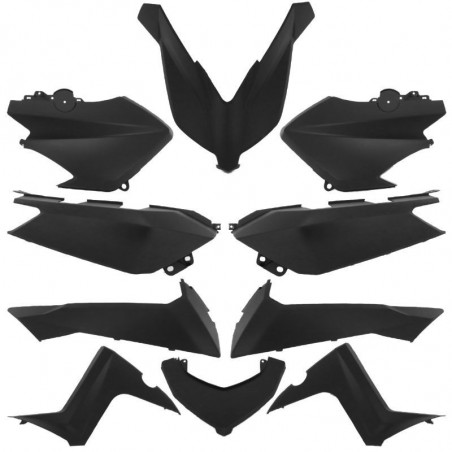 Carrosserie/Carenage Maxiscooter Adaptable Noir Mat - Yamaha 125-250-400 XMAX 2014-2017 174065 Carrosserie/Carenage Maxiscooter Adaptable Noir Mat - Yamaha 125-250-400 XMAX 2014-2017 174065
