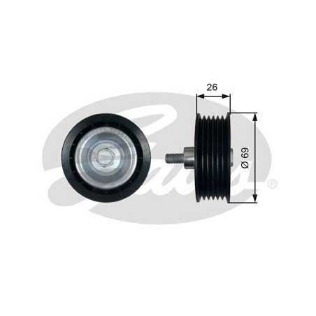 Galet enrouleur de courroie d'accessoire Jumper Ducato Tourneo Transit Boxer T36456 Galet enrouleur de courroie d'accessoire Jumper Ducato Tourneo Transit Boxer T36456