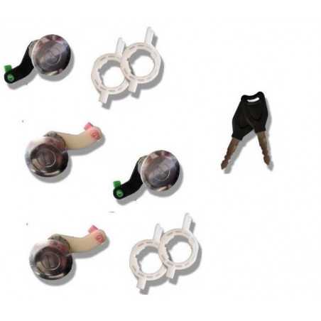 Kit 4 Serrures de Portes Avant + Arriere - Renault Master 2 Mascott Opel Movano interstar 2 clés BF-92023-1