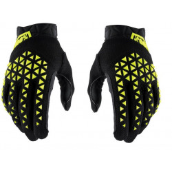 Paire de Gants Moto Adulte Airmatic CE Noir/Jaune Fluo - T12 XXL 165788