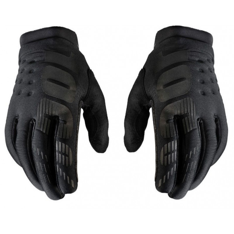 Paire de Gants Moto Adulte Brisker CE Noir - T12 XXL 161552