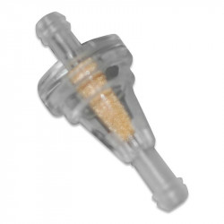 Filtre a Essence Conique Plastique Transparent Cyclomoteur - Diametre 6,5 mm 932